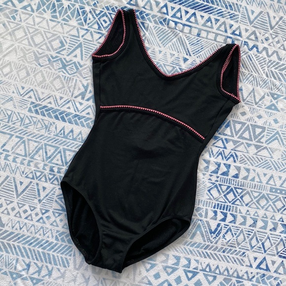Danskin Tops - Danskin Black Scoop Back Leotard
